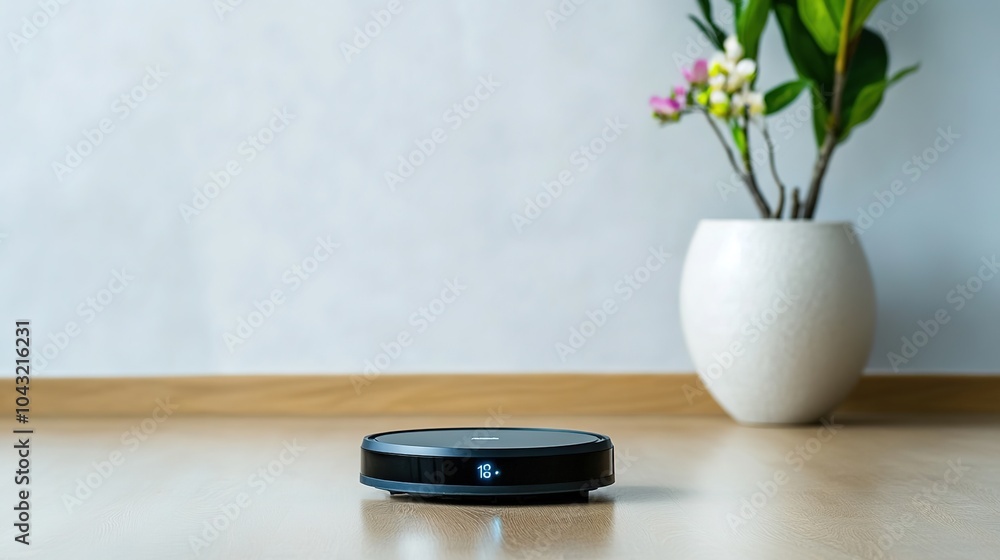 Poster advanced robot vacuum for efficient cleaning