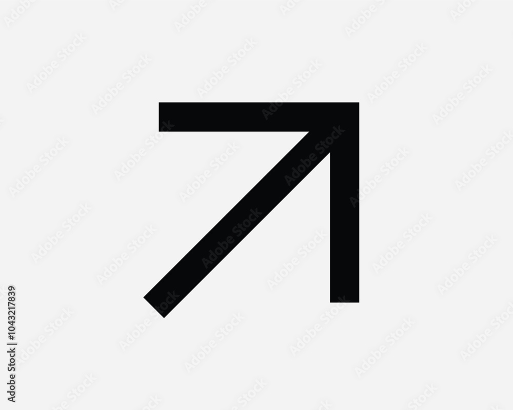 Poster northeast pointing direction navigation point arrow arrowhead aim location upward right up above pat