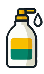 illustration bottle hand wash
