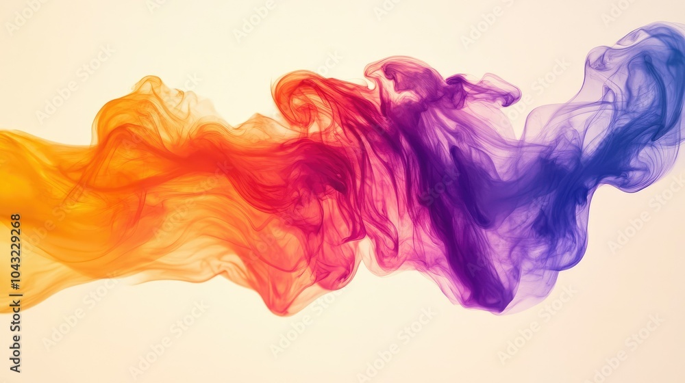 Poster soft and vibrant colored edges blending over a light background, creating a dynamic overlay effect. 
