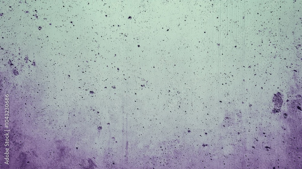 Poster smooth gradient background from deep purple to vibrant green on weathered concrete wall, adding vint