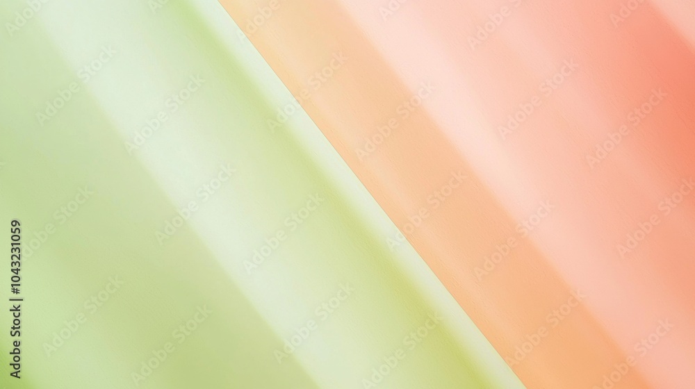 Poster sleek, modern background with a diagonal line in vibrant green and orange colors, perfect for adding