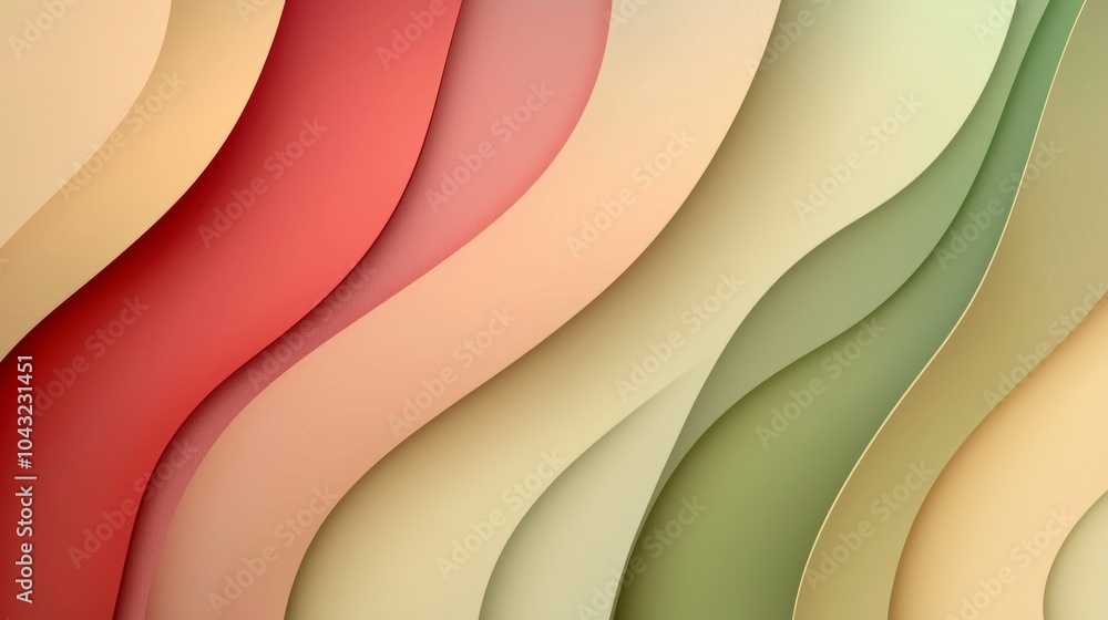 Poster colorful abstract lines are overlapping creating a modern and stylish design, perfect for background