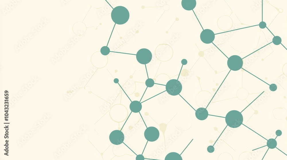 Poster abstract geometric background with connecting dots and lines. representing global network connection