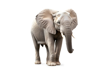 Obraz premium Elephant isolated on white background