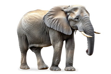 Obraz premium Elephant isolated on white background