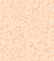 seamless abstract pattern digital illustration wrapping paper with graphic chaotic oriental hand drown colorful elements watercolor paint snowflakes fabric design print winter style