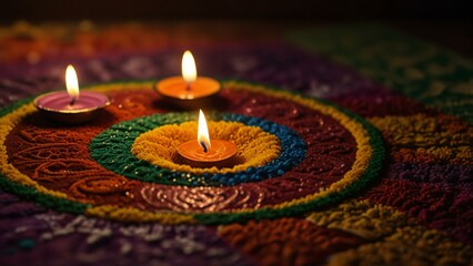 candles in the church