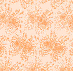 seamless abstract pattern digital illustration wrapping paper with graphic chaotic oriental hand drown colorful elements watercolor paint snowflakes fabric design print winter style