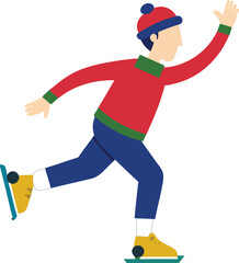 skating man vector illustration graphic design