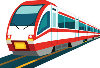 subway metro train vector illustration graphic design 