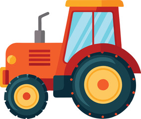 farming agriculture vehicle tractor vector illustration graphic design 