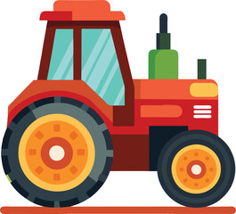 farming agriculture vehicle tractor vector illustration graphic design 