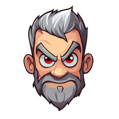 Fototapeta premium Cartoon game character, transparent background