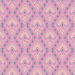 ikat African Indian art, Abstract White. Ethnic beautiful seamless pattern. India Thai pattern. Mexican striped style. Native traditional. Design for background, fabric, clothing Kente.