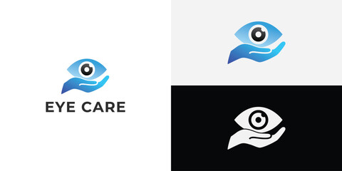 Eye Care, eye clinic Logo Design Template.