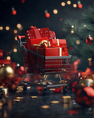 advertising banner, flyer, brochure, advertising Black Friday, big discounts and great purchases