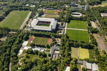Das Rheinenergiestadion, ehemals und im Sprachgebrauch auch Müngersdorfer Stadion © M. Claushallmann
