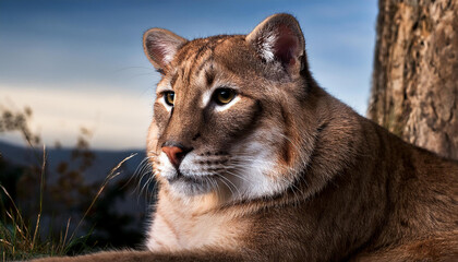 Obraz premium portrait of a big cat