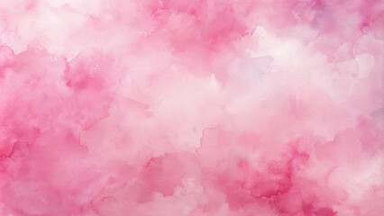 Fototapeta premium Abstract Pink Watercolor Background with Soft Brush Strokes and Delicate Texture for Artistic Designs and Creative Projects