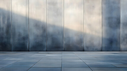 Obraz premium Concrete Wall and Tile Floor Background