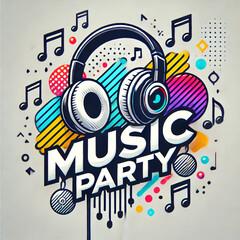 poster for a music party