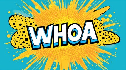 Obraz premium Vibrant comic explosion with bold 