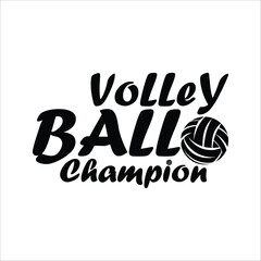 Volleyball Typography logo volleyball bundle design volleyball logo art