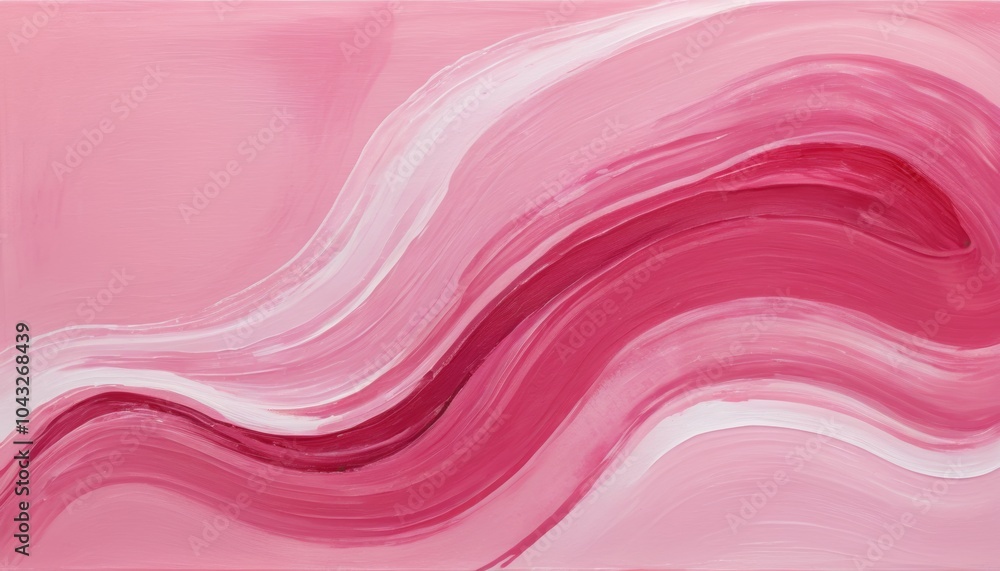 Aufkleber a cascade of soft pink tones flows seamlessly, intertwining with delicate white lines to create a so