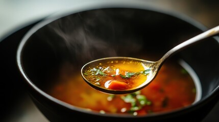 Hot Soup in a Bowl