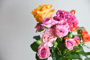 カラフルな花束