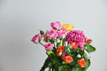 カラフルな花束