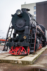 Soviet old steam locomotive class L.