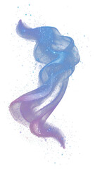 PNG A magical glow ethereal smoke art.