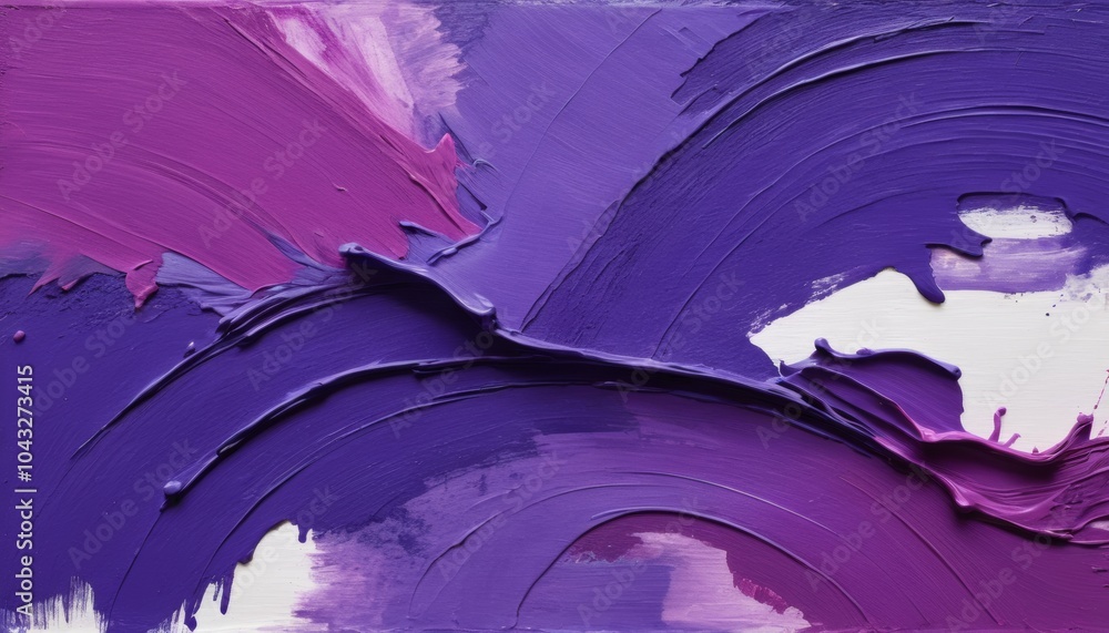 Aufkleber bold strokes of violet and lavender interact dynamically, creating a stunning abstract sensation tha