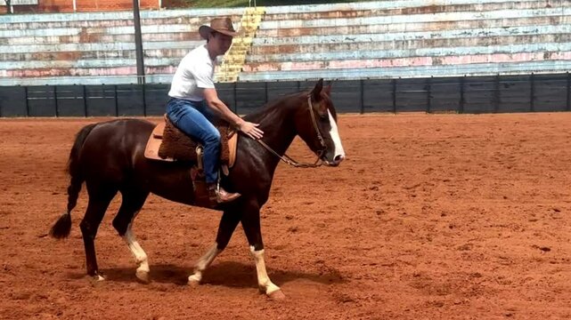 homem anda de cavalo 