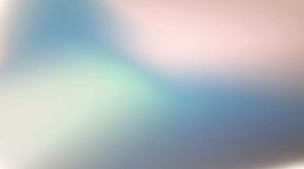 A soft gradient transitioning from medium blue, light pink, ivory, and light green, creating a smooth, tranquil blend of colors. It evokes a calming atmosphere with its subtle shifts in hue.