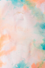 Watercolor background drawing in pastel colors for your creativity, screensavers for devices, websites and applications, as well as for the design of editorial articles.