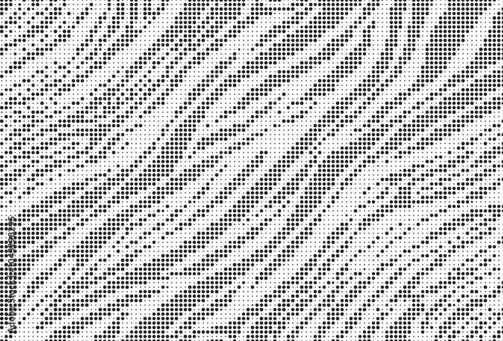 Aufkleber abstract halftone band white zebra skin pattern. black strip animal jungle texture zebra dotted back
