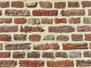 red brick wall