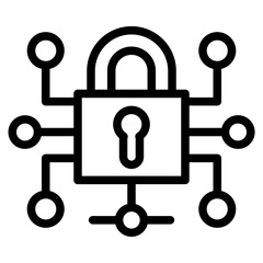 Digital Security Icon Design