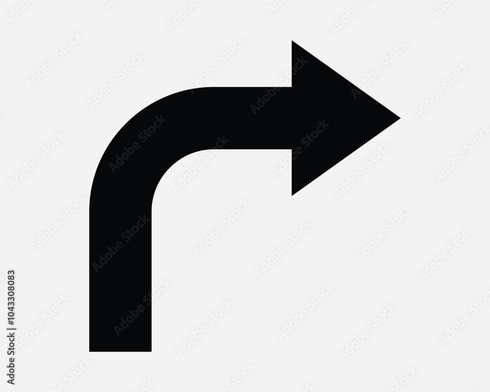 Poster turn right direction path route location position travel guide navigation gps map help aid svg road 