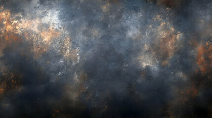 Dark Gray Abstract Background with Rusty Spots