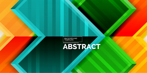 Arrow geometric abstract vector background. Vector Illustration For Wallpaper, Banner, Background, Card, Book Illustration, landing page