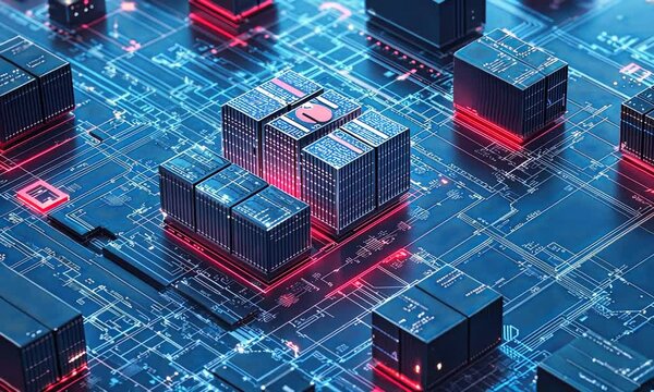 Data Center - Digital City on a Circuit Board
