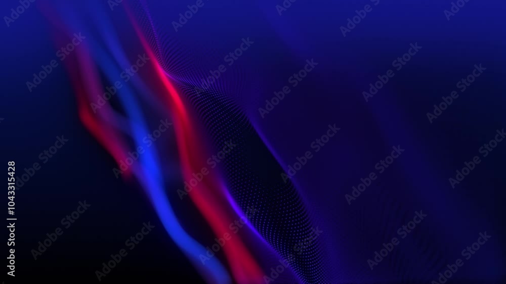 Poster explore abstract seamless background wave patterns enhanced with dynamic and mesmerizing lighting ef
