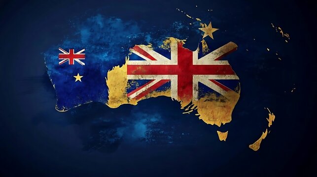 Happy Australia day vector banner greeting card