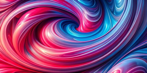 Dynamic Swirling of Vibrant Hues in a Circular Motion, Creating a Hypnotic and Abstract Visual Experience