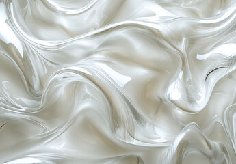 Obraz premium A transparent gel-like texture on a background.