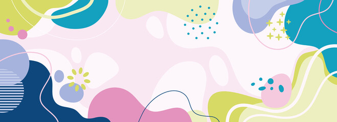 Spring background with beautiful. abstract backgrounds. space for text. for posters, cover design templates, social media stories wallpapers with spring leaves.